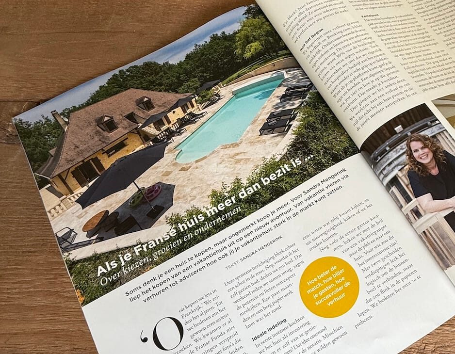 Maison en France featuring Maison Saint-Blaise by Sandra Mengerink Maison Saint-Blaise article in Maison en France magazine