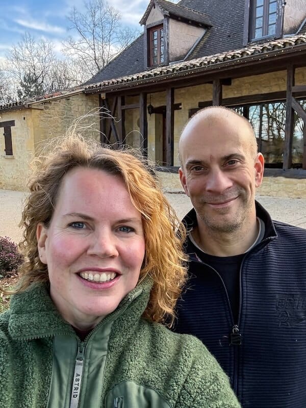 Sandra Mengerink en Sven van Acker, eigenaren Maison Saint-Blaise Sandra Mengerink en Sven van Acker, eigenaren Maison Saint-Blaise